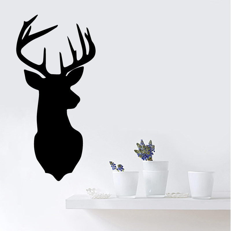 Stag Head Wildlife Vinyl Wall Decal Sticker