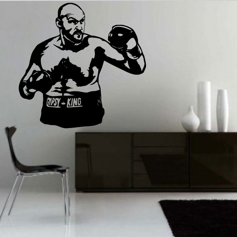 Tyson Fury Gyspy King Boxing Wall Decal Sticker 