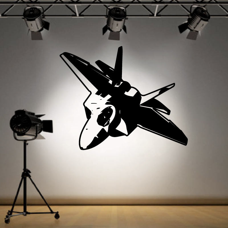 Fighter Jet War Aircraft Wall Decal Sticker