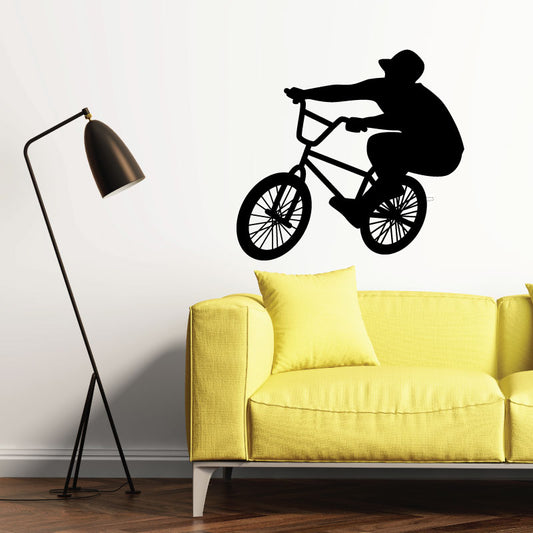 BMX Rider Wall Decal Sticker 