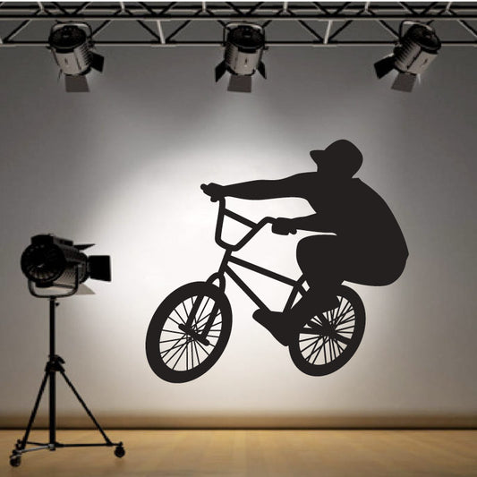 BMX Rider Wall Decal Sticker 