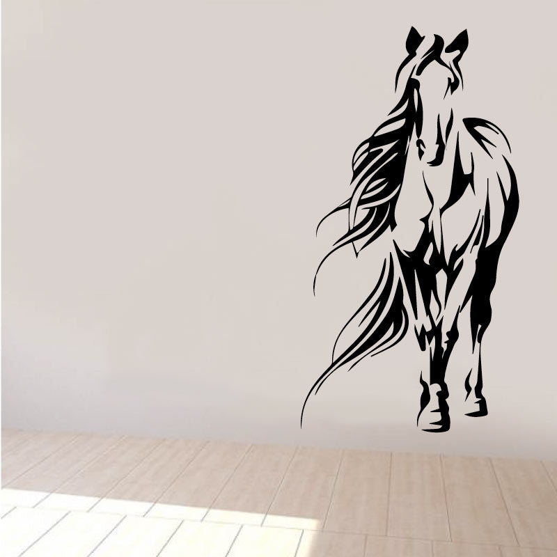 Horse Silhouette Equestrian Wall Decal Sticker