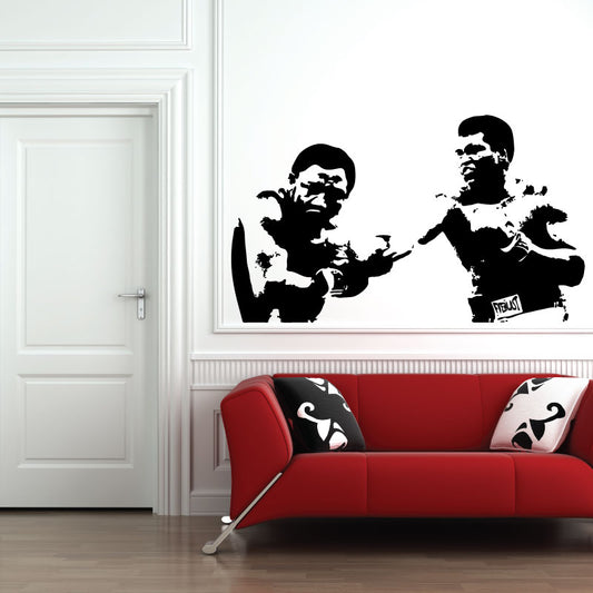 Ali v Frazier Boxing Wall Decal Sticker