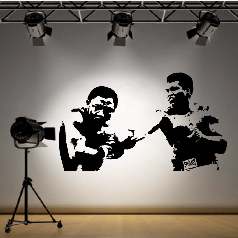 Ali v Frazier Boxing Wall Decal Sticker