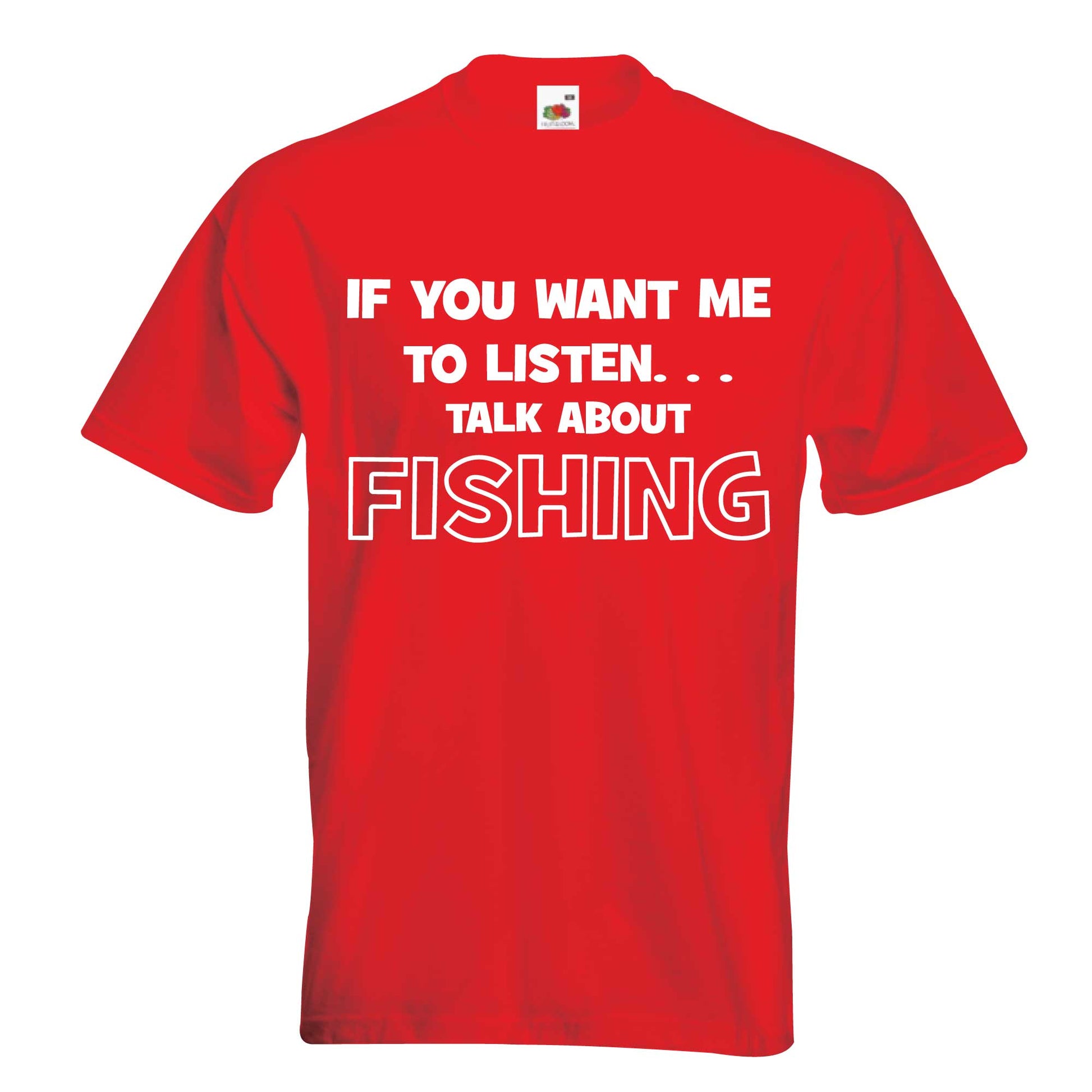 If You Want Me To Listen Talk About Fishing T Shirt – Captain Grey Wolf