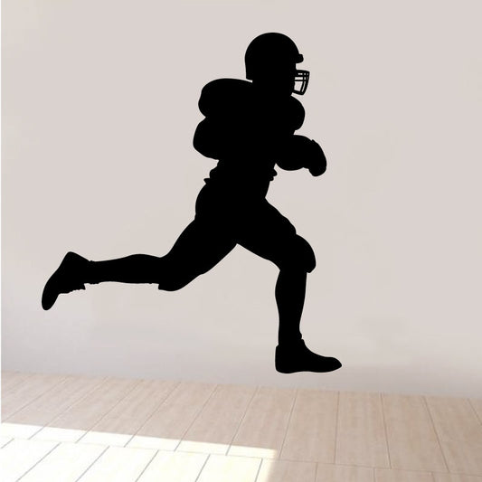 American Footballer Wall Decal Sticker