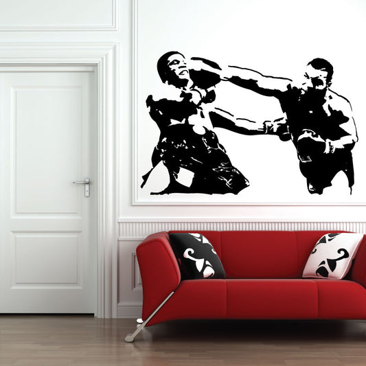 Mike Tyson Boxing Wall Sticker