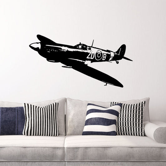 Supermarine Spitfire Wall Decal Sticker 