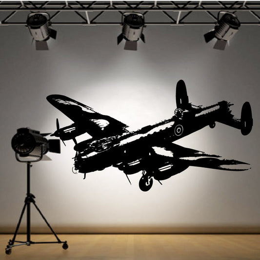 Lancaster Bomber Wall Decal Sticker