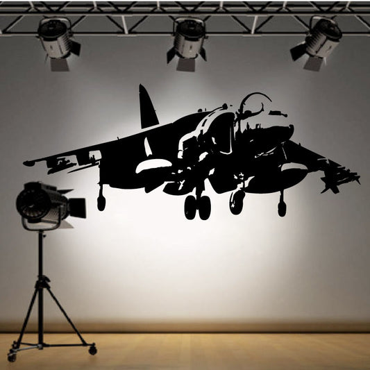 Harrier Jump Jet Wall Decal Sticker